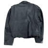 Kurtka Czarna Ramoneska Skórzana (xl)